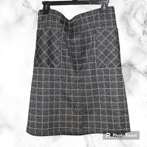 Soho Apparel Ltd A Line Plaid Skirt with Pockets